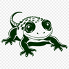 Free Vector Salamander Graphic A digitally illustrated salamander depicted in a stylized vector format.