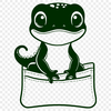 Colorful Amphisbaenian Illustration A colorful salamander illustration created as vector art for various design applications.