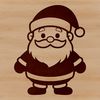 SVG design featuring Father Christmas character for commercial or personal use