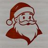 An SVG graphic featuring Father Christmas with a traditional holiday look.