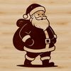 An SVG graphic representation of Father Christmas character.