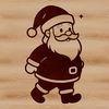 An SVG icon of Santa Claus, suitable for commercial and personal use.