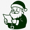 An SVG icon representing the festive season's most iconic character.