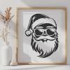 Artistic Santa Claus SVG