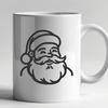 Creative Santa Claus In DXF