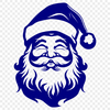 Unique Father Christmas Digital Artwork In DXF For Free Download