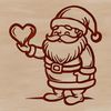 Vector Santa Claus Illustration Download A vector illustration of a standing Santa Claus in festive attire.