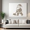 SVG illustration of a traditional Father Christmas character in red suit and hat, perfect for holiday designs.