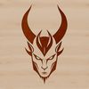Satanic Halloween Decorations Vector A depiction of Satan in a dark and ominous setting, suitable for Halloween decorations.
