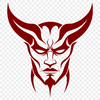 Illustrative depiction of the devil in a dark, gothic style, suitable for Halloween designs and creative projects.