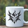 SVG Devil Design A stylized illustration of the devil character, suitable for various creative projects and designs.