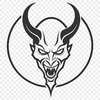 Devilish SVG Graphic Illustrative depiction of the devil in a dark and mystical setting