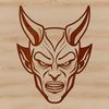 Devilish Designs for Halloween and Beyond A digital representation of the devil, suitable for use in various design projects.