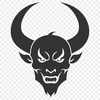 Devilish Design Element for Halloween Decor Illustration of a satanic figure for Halloween decorations or design projects.