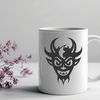 Free Vector Satan Design Vector illustration of the devil in a dark, gothic setting.