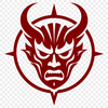 Dark Lord SVG A stylized depiction of the devil in a dark, ominous setting, suitable for Halloween designs.