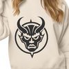 Dark Lord SVG Icon A depiction of the devil in dark, gothic attire, suitable as clip art for Halloween designs.