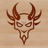 Satan Vector Graphic Clip Art A vector graphic representation of Satan, ideal for use in craft projects and digital design compositions.