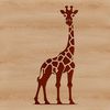 Wild Africa's Gentle Giant A tall, even-toed ungulate with a distinctive spotted coat, native to Africa.