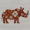 Rhino Clip Art for Crafting and Digital Use A vector graphic representation of a rhino, suitable for digital design and crafting applications.