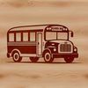 Vector Illustration of a Classic School Bus A simple illustration of a school bus in vector format.