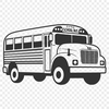 Yellow School Bus Vector Illustration A yellow school bus with black wheels and a simple design suitable for educational purposes.