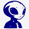 Alien illustration in vector format, suitable for commercial or personal use.