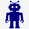 A high-quality robot graphic designed as a cut file for cutting machines.