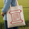 A traditional graduation scroll made from paper, suitable for vector art projects and designs.