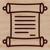 A digital illustration of a graduation scroll with diploma details.