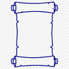 Illustrative vector art of a diploma scroll with intricate details.