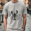 Lobster Illustration with Realistic Shell Texture An illustration of a lobster with a focus on its shell texture.