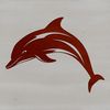 Dolphin Ocean Illustration A stylized illustration of a dolphin in the ocean, suitable for vector graphics design.