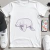 Gentle Sea Giant SVG Large marine animal with distinctive flippers and wrinkled skin.