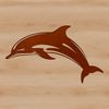 Vibrant Dolphin Illustration in Vector Format A digital illustration of a dolphin in vector format.