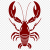 A detailed illustration of a crustacean sea creature commonly found in coastal waters.