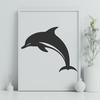 Beautiful Dolphin Vector Image - Free DXF