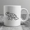 Stunning Sea Turtle - Animal DXF