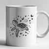 Sea Turtle In DXF File Format