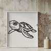 Free Sea Turtle - Glowforge PDF