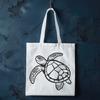 Artistic Sea Turtle In PNG Format