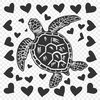 Free Beautiful Sea Turtle Clip Art