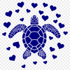 Free Sea Turtle Digital Artwork