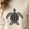 Artistic Sea Turtle - Laser PNG