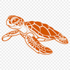 Sea Turtle In SVGs - Free Commercial Use License