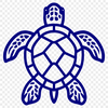 Stunning Sea Turtle Vector Illustration