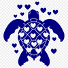 Beautiful Sea Turtle Decal