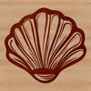 Beautiful Vector Seashell Illustrative vector design of a seashell suitable for seaside vacation projects.