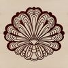 Seaside Symbol Vector Art A stylized illustration of a seashell, suitable for digital projects and cutting machines like Cricut.