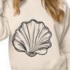 Stunning Seashell Digital Artwork - Free DXF Download